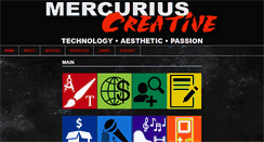 Desktop Screenshot of mercuriuscreative.com